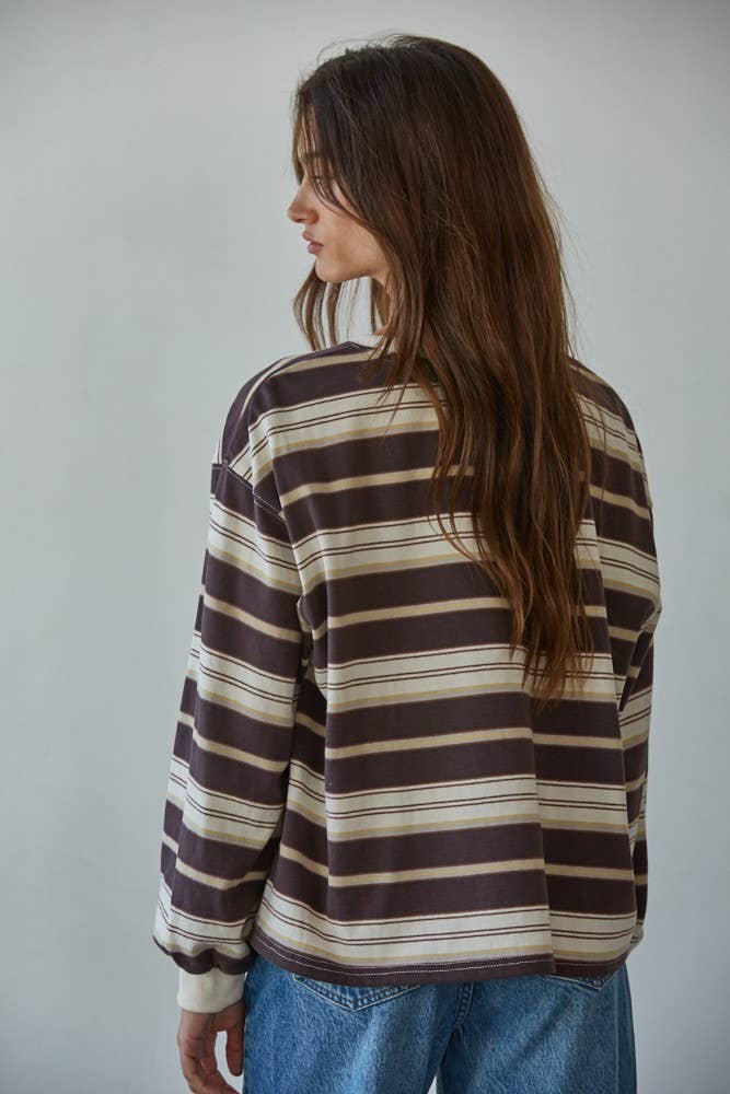 Hazel Stripe Top
