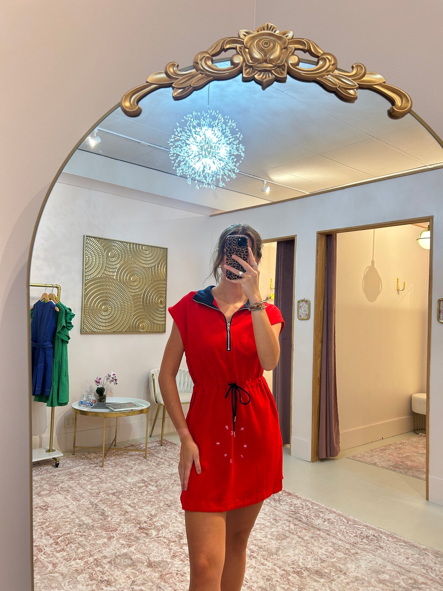Riley Zip Mini Dress