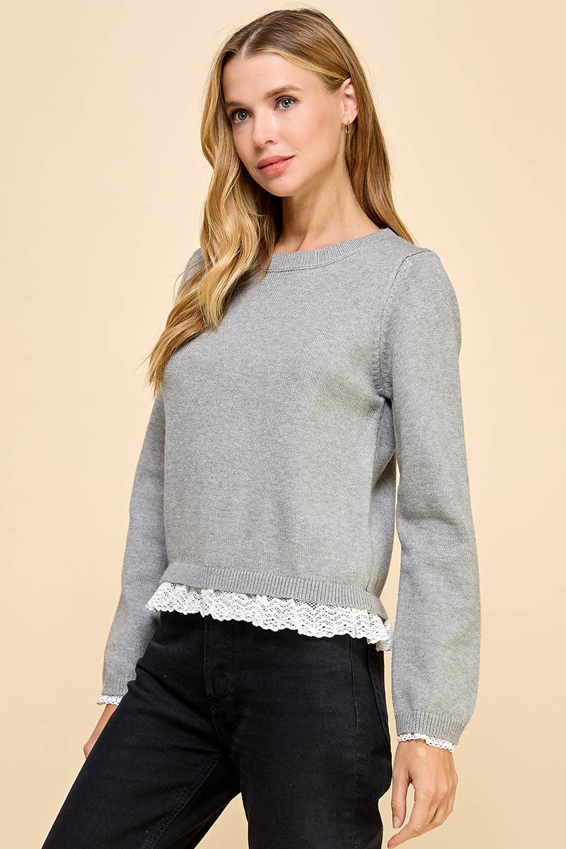 Prairie Lace Pullover