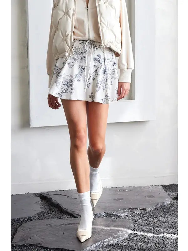 Ivory Drift Skort