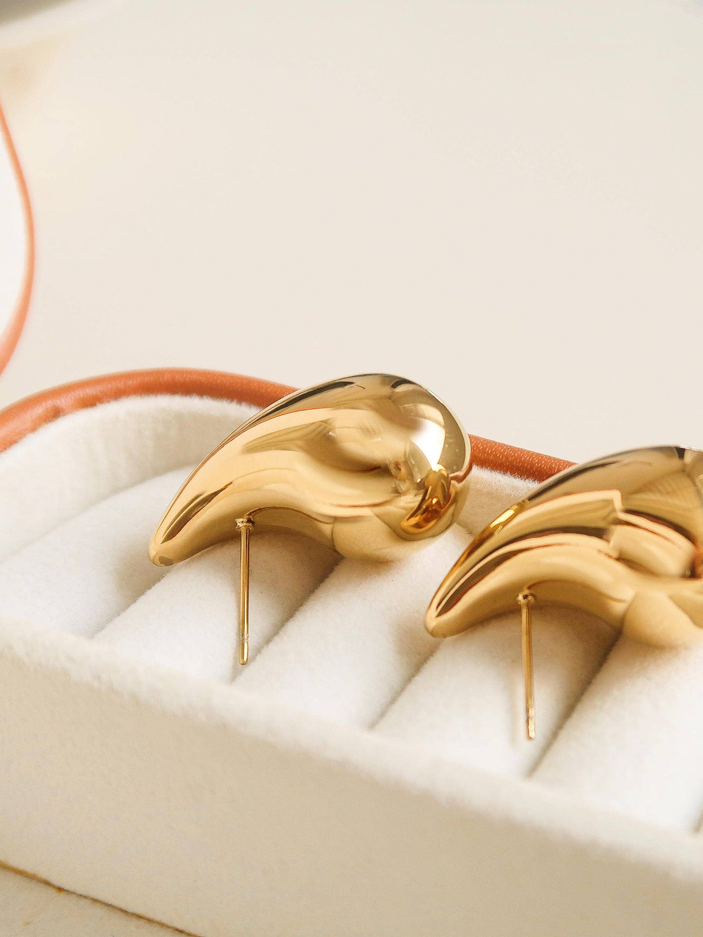 Colette 18K Gold Non-Tarnish Large Droplet Earring