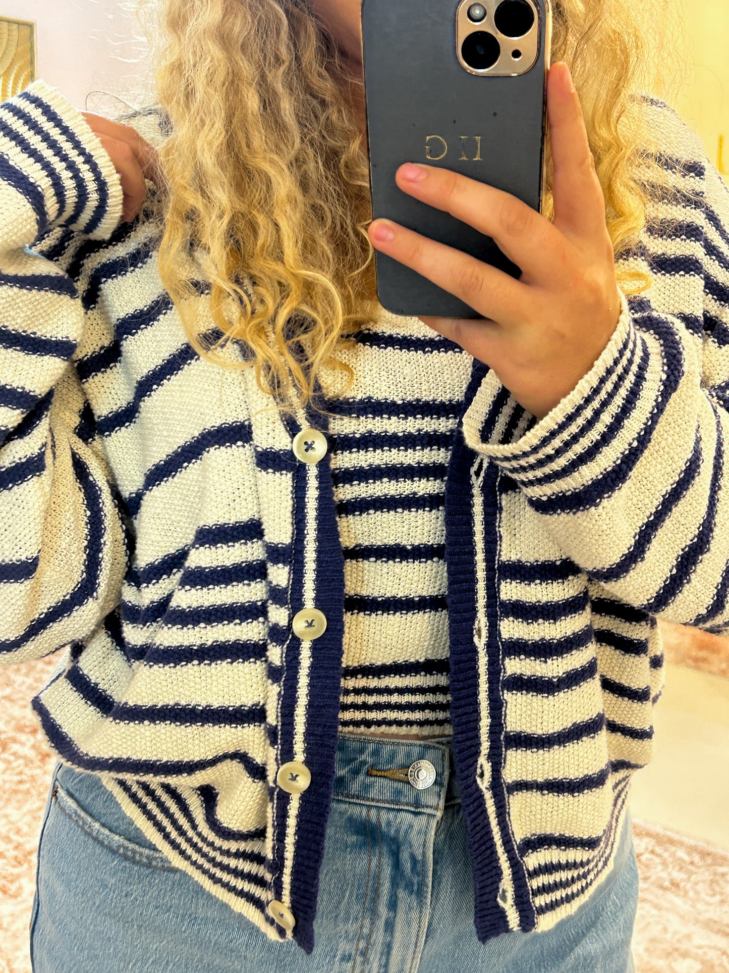 Alder Striped Cardigan