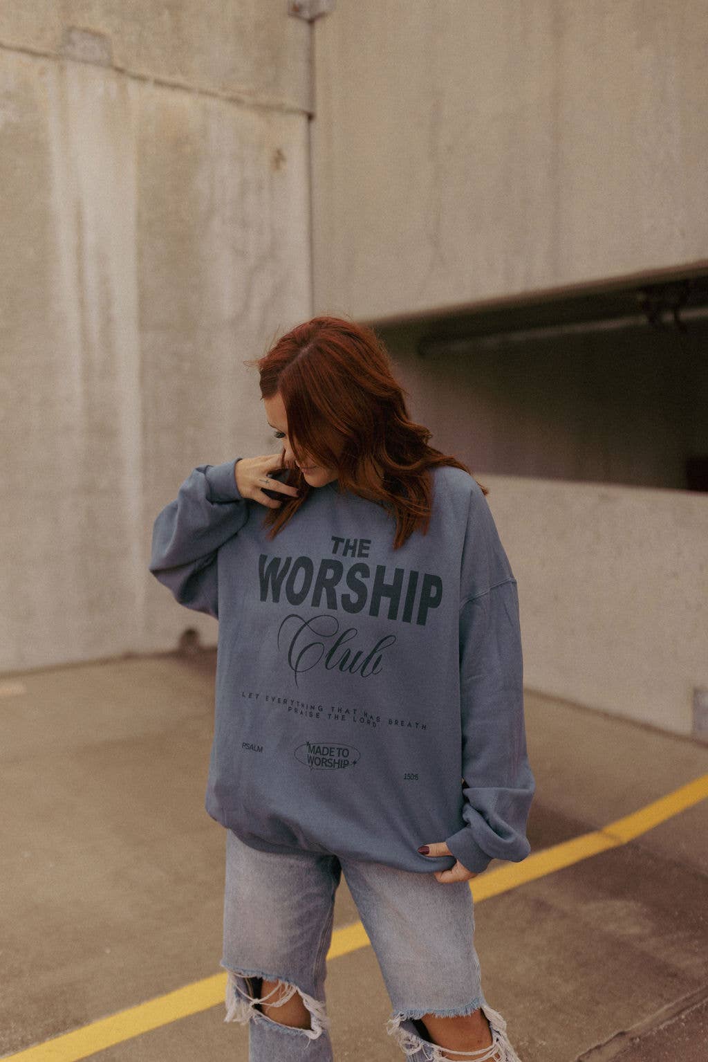 Worship Club Graphic Sweatshirt