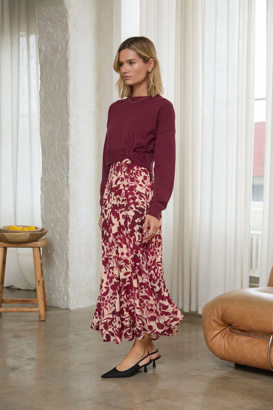 Crimson Charm Dress