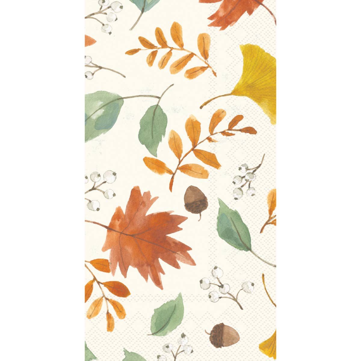 Paper Guest Towels Pack of 16 Harvest Leaves Allover Fall