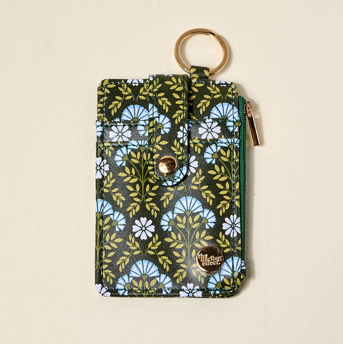 Keychain Wallet–Everbloom Forest Green
