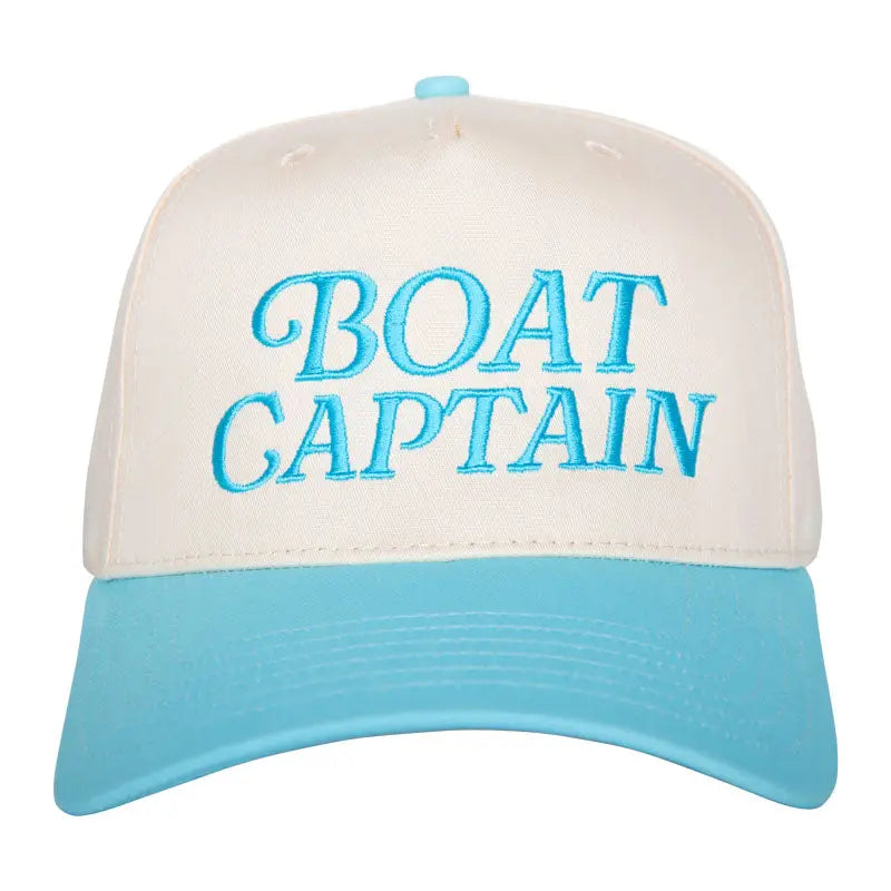 Boat Captain Two-Toned Retro Hat