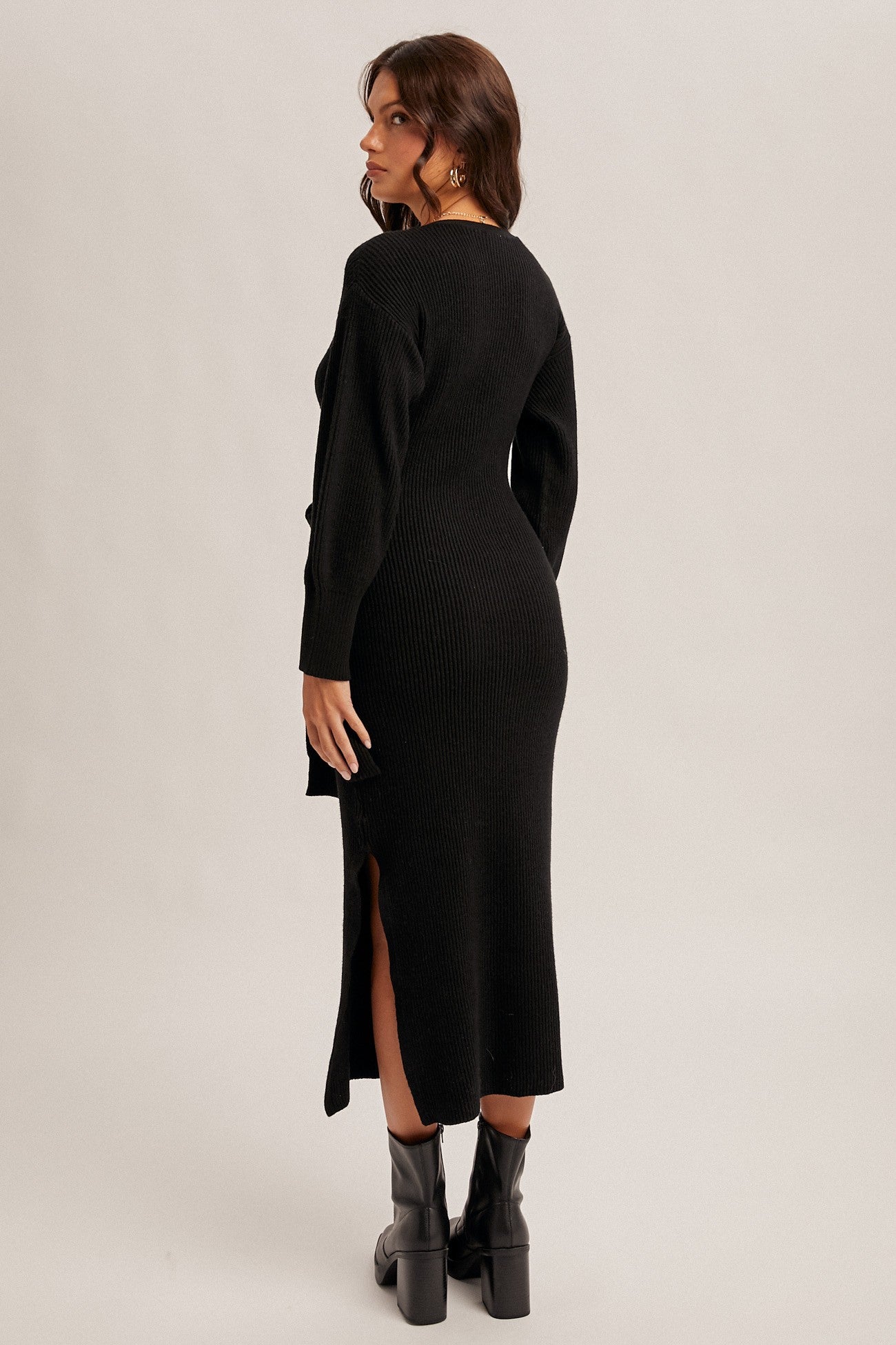 Noir Midi Dress