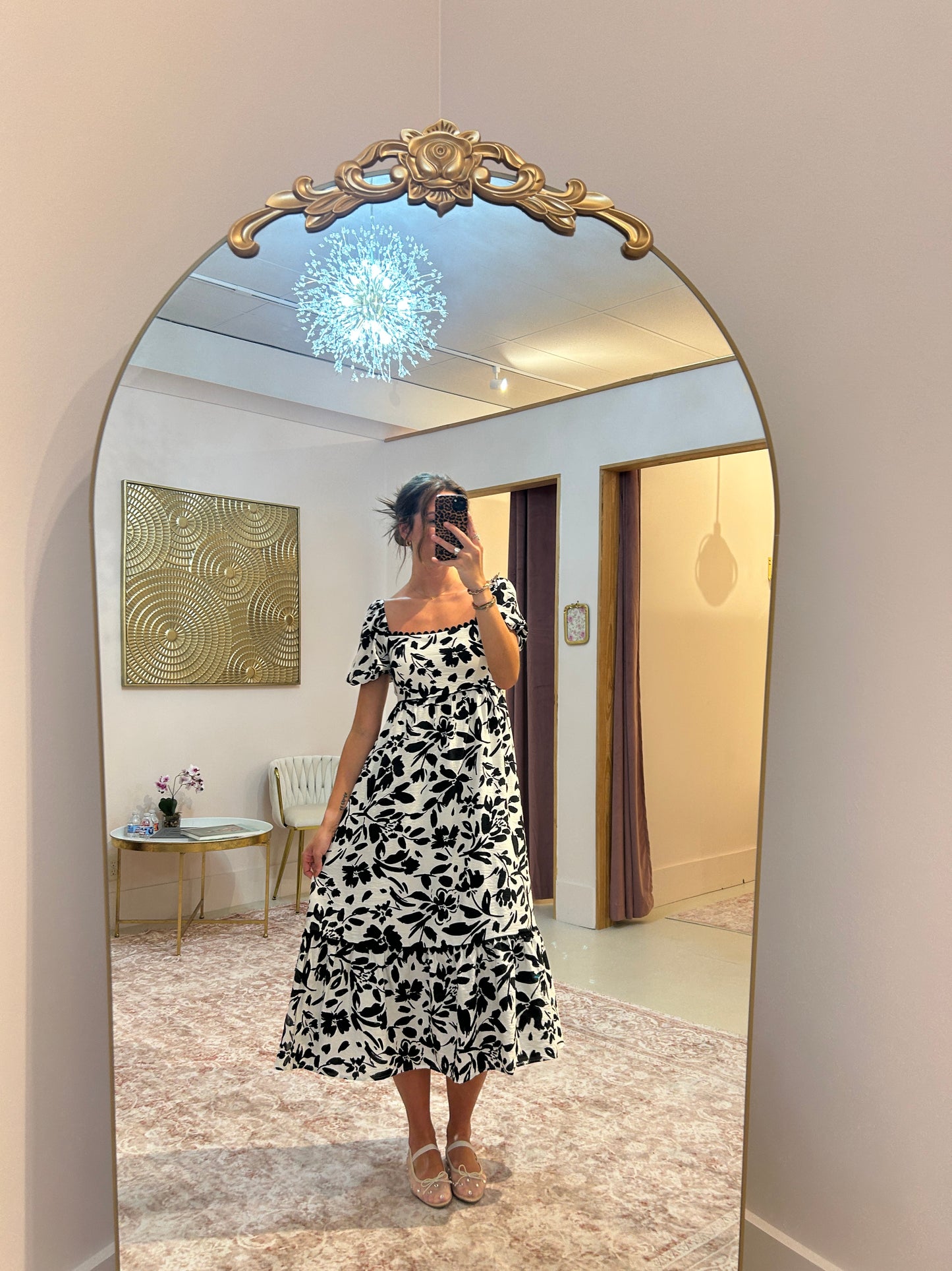 Gardenlace Midi Dress