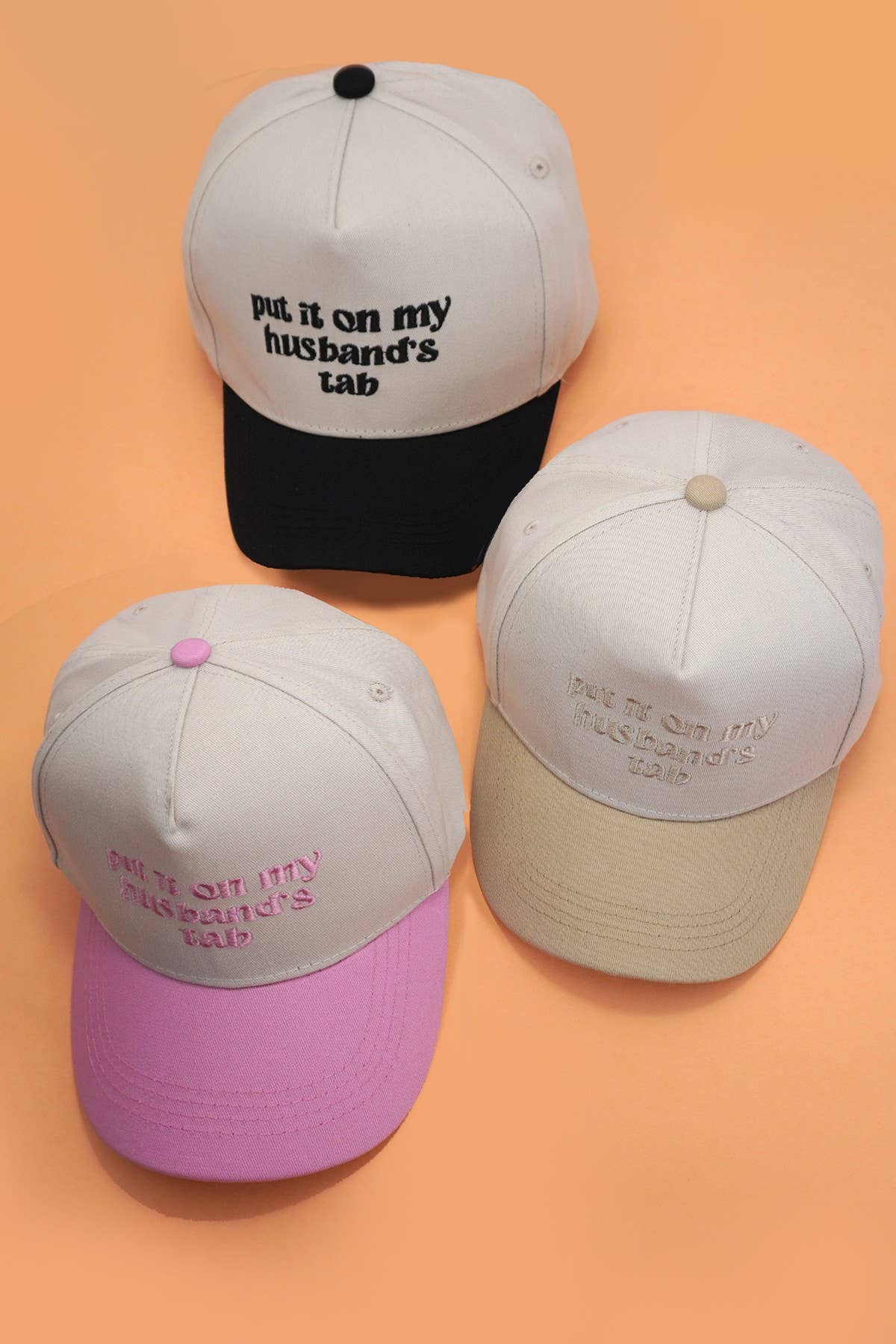 Put it on my Husband's Tab Hat