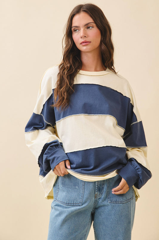 Contrast Drift Top