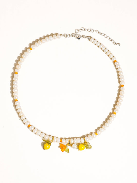 Erwin 18K Gold Vintage Lemon Freshwater Pearl Necklace