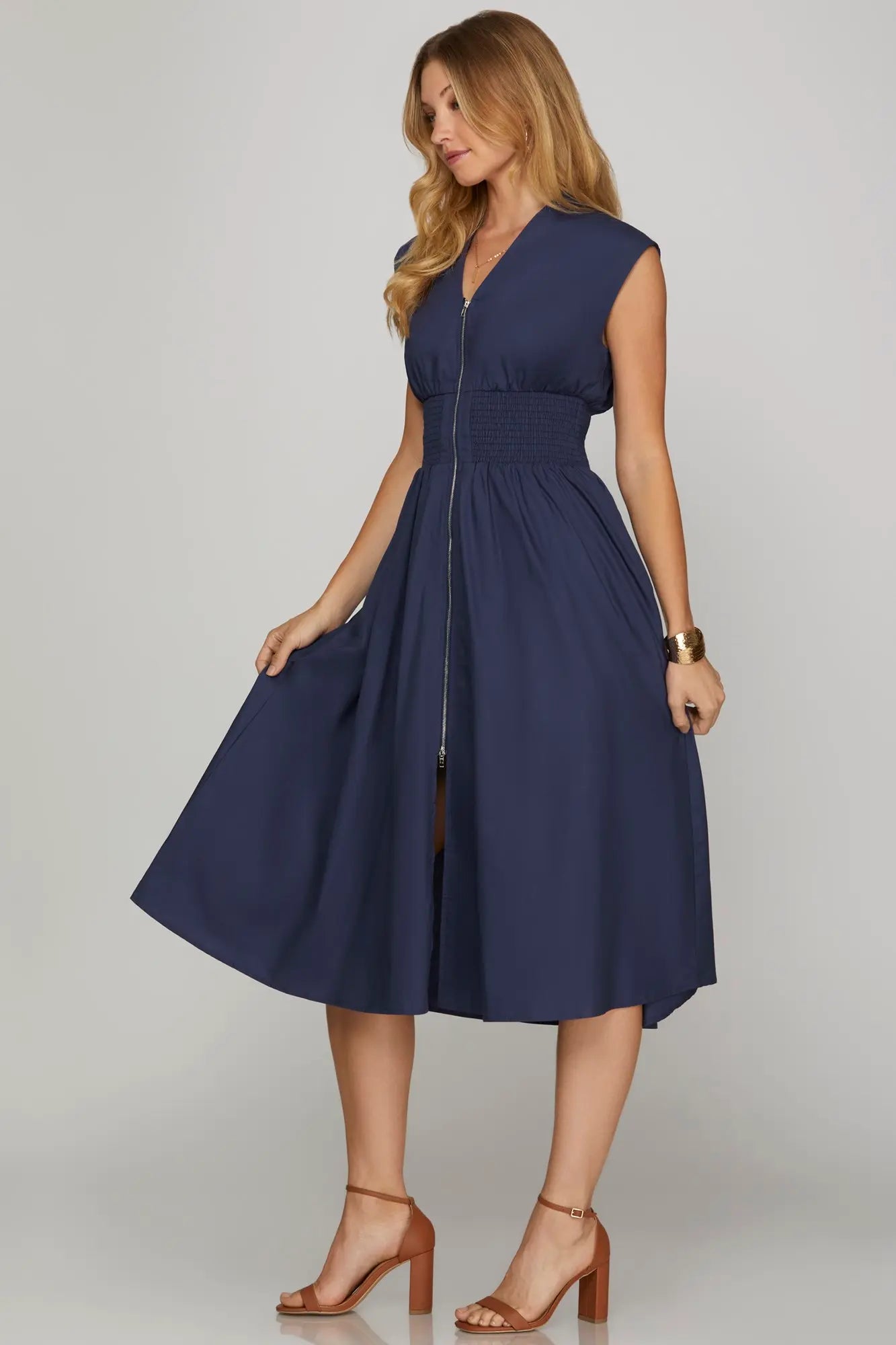 Zipline Midi Dress