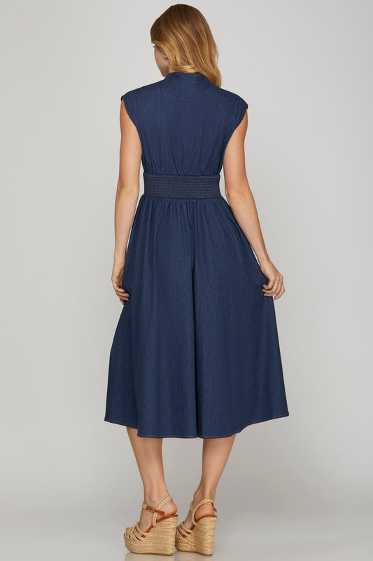 Savannah Smocked Midi
