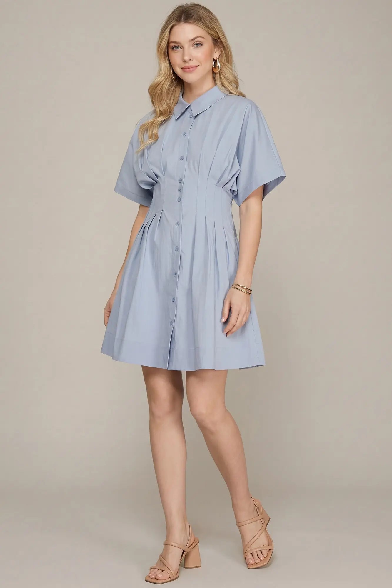 Parker Pleated Dress