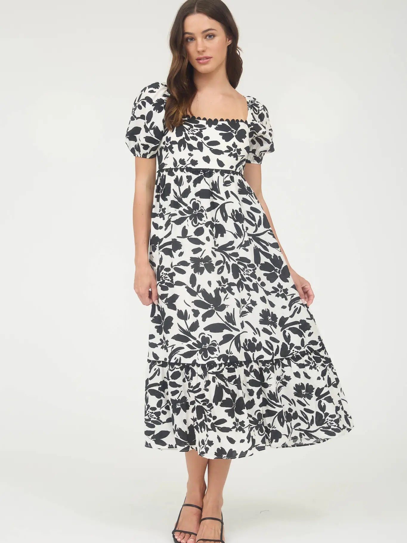 Gardenlace Midi Dress