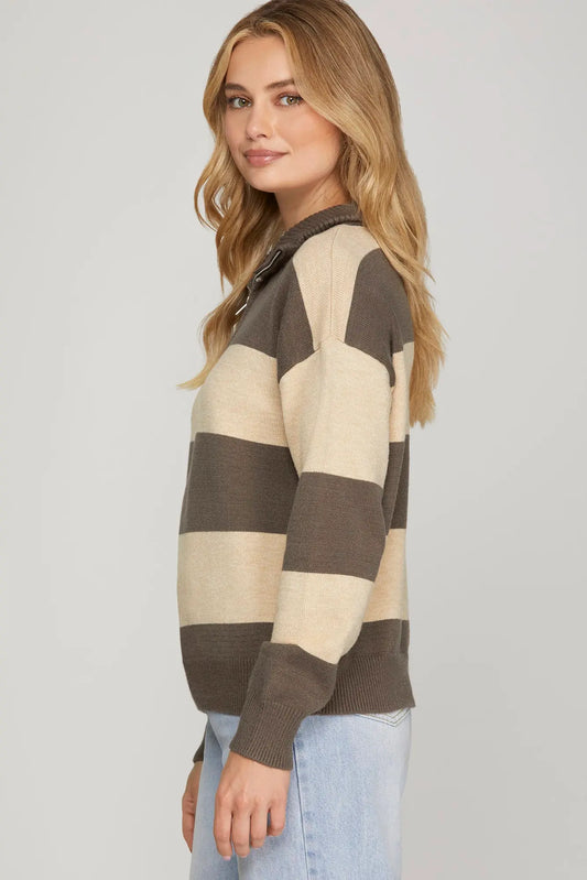 Clara Stripe Sweater