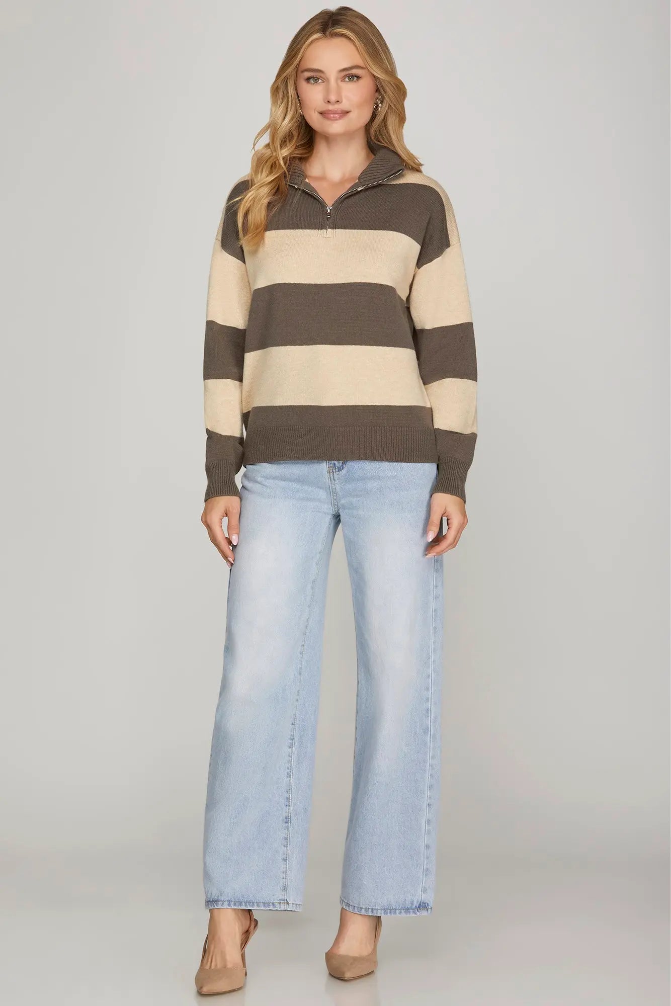 Clara Stripe Sweater