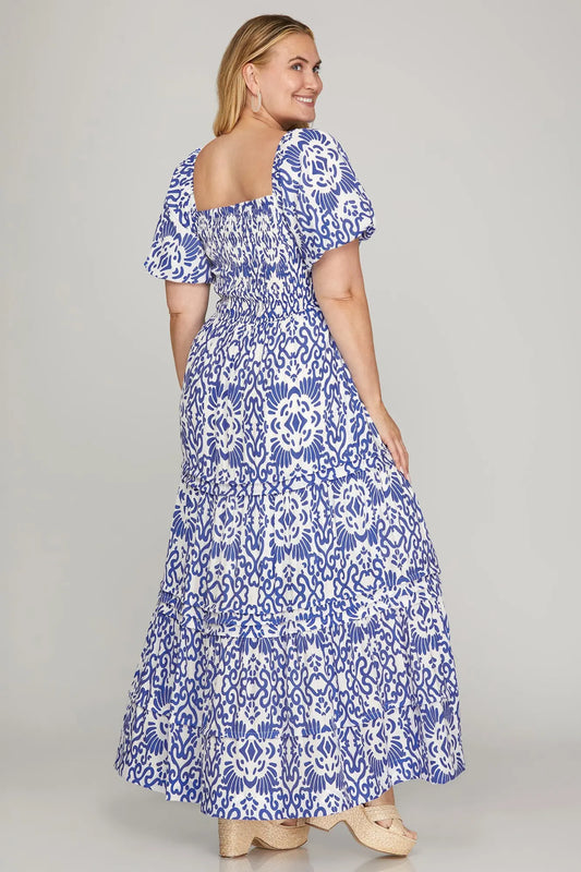 Plus Size-Serenity Maxi Dress