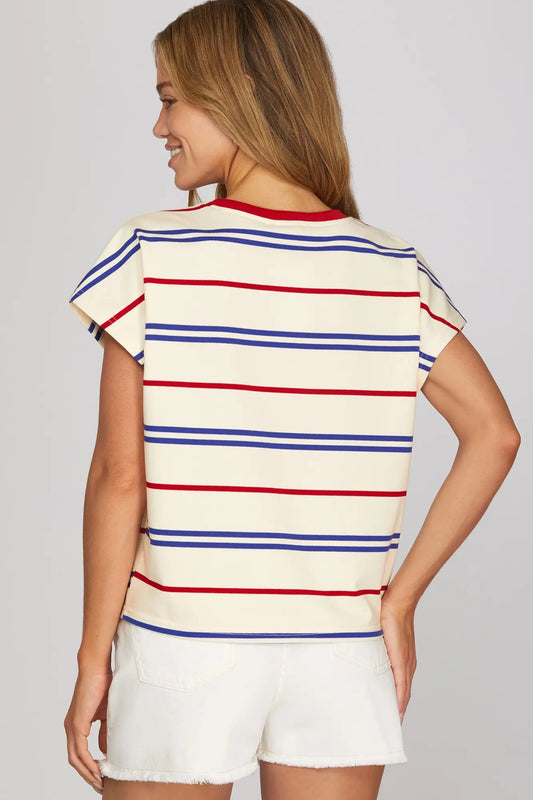 Nantucket Stripe Top