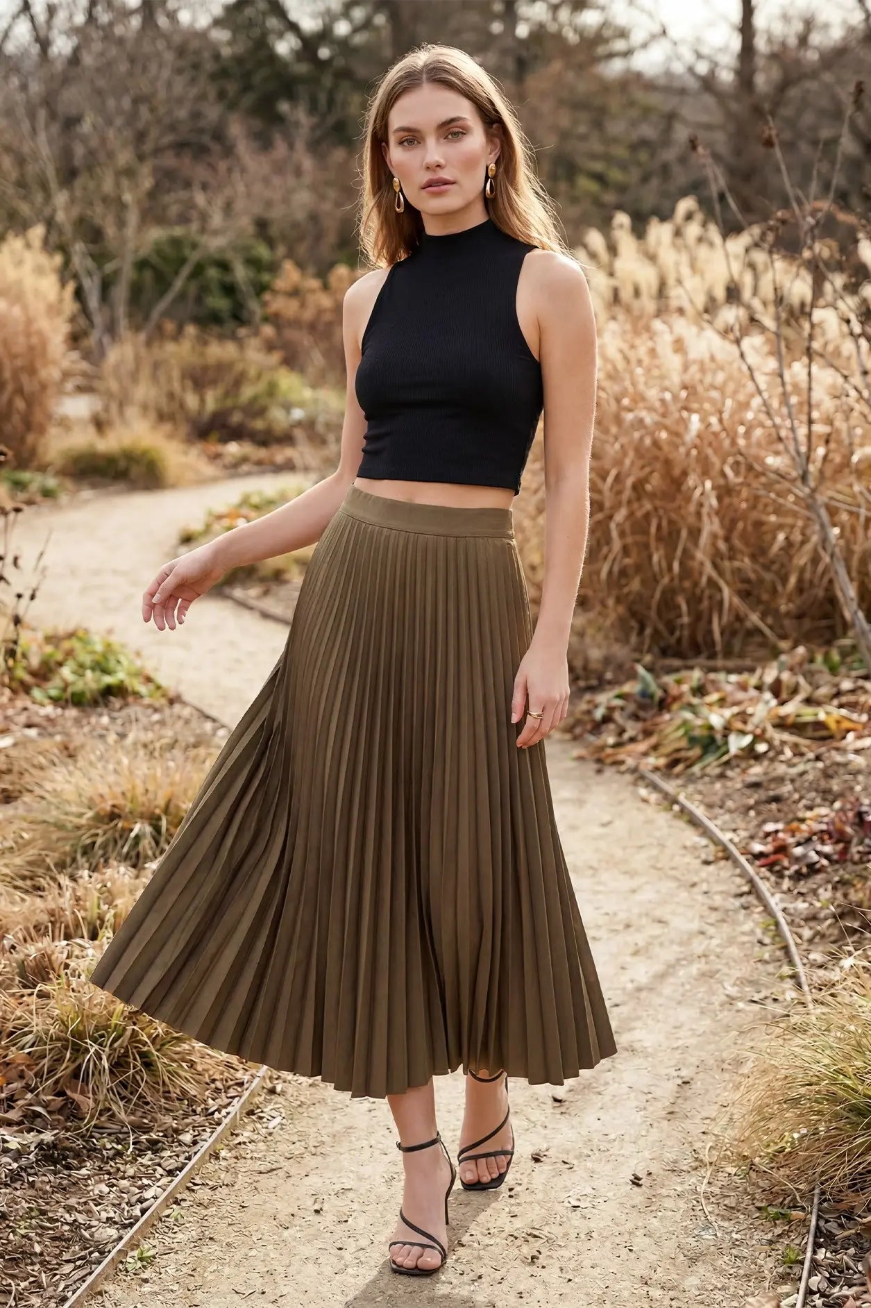 Botanical Midi Skirt
