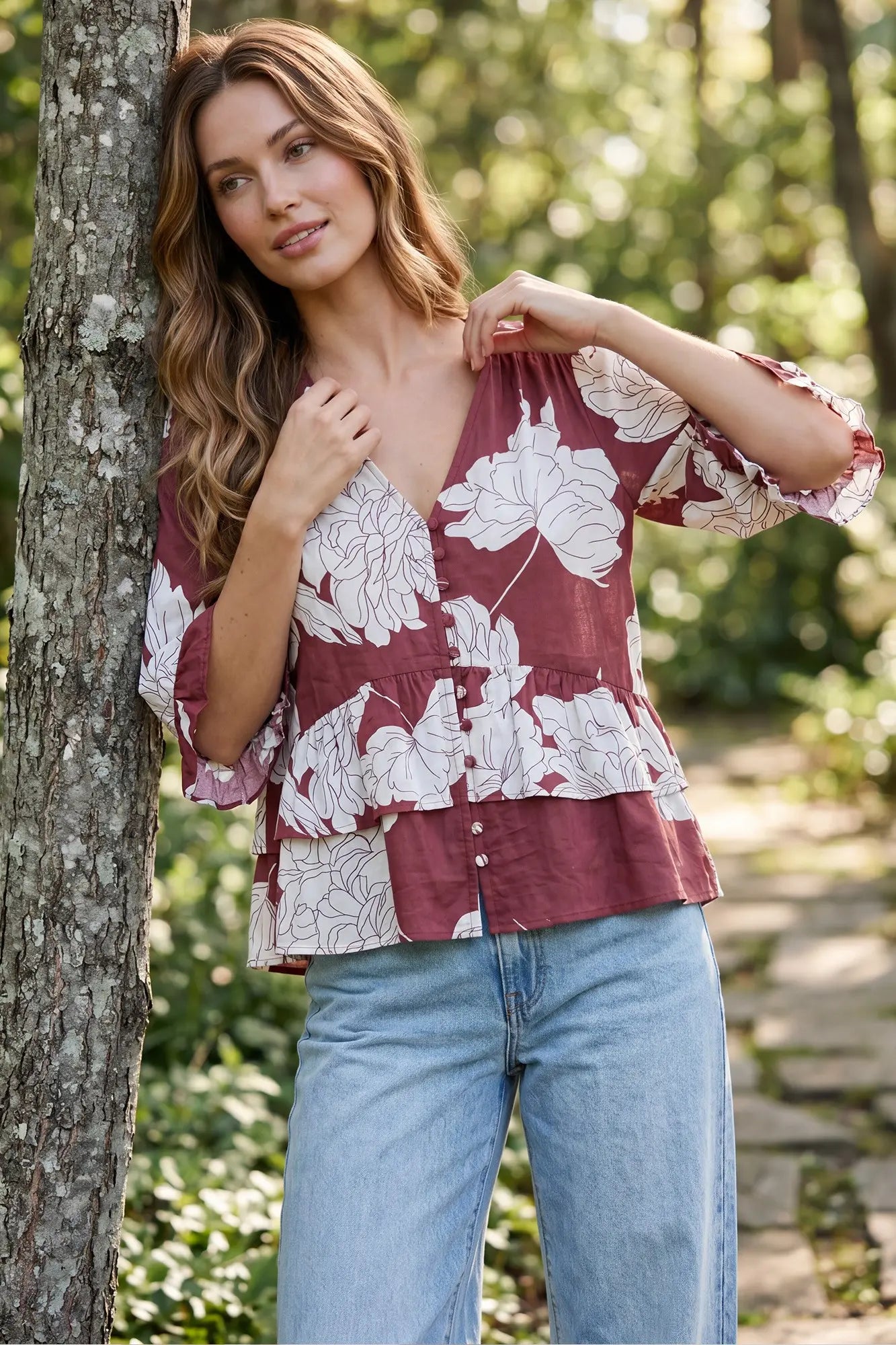 Woodland Bloom Top