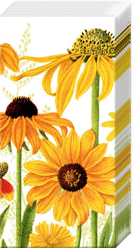 Pocket Tissues Pack of 10 Sunflower