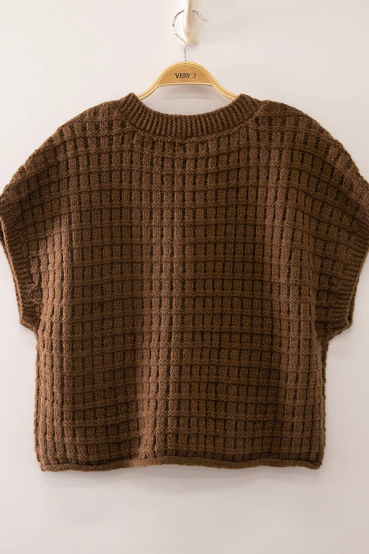 Maeve Waffle Cardigan