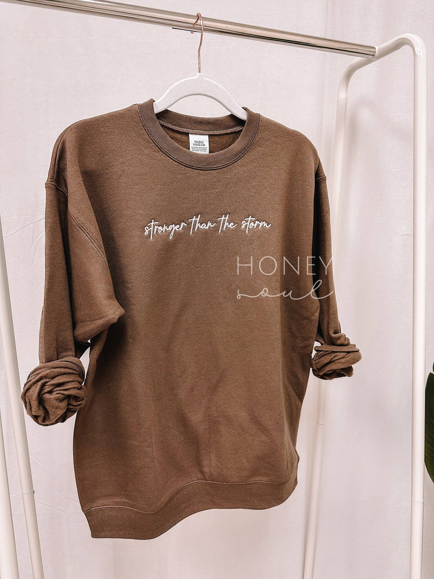 Embroidered Stronger Sweatshirt