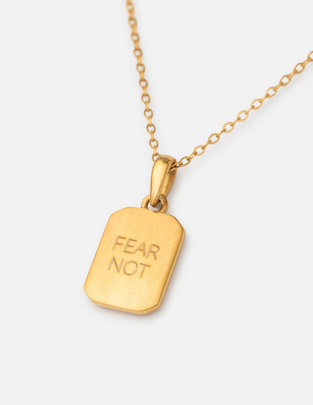 Cross Pendant Link Necklace