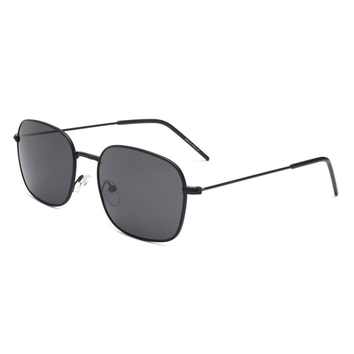 Retro Square Flat Top Tinted Fashion Sunglasses