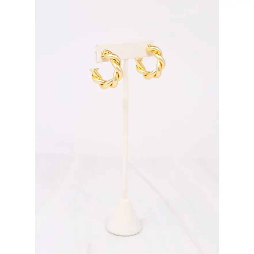 Raymonde Twisted Hoop Earring
