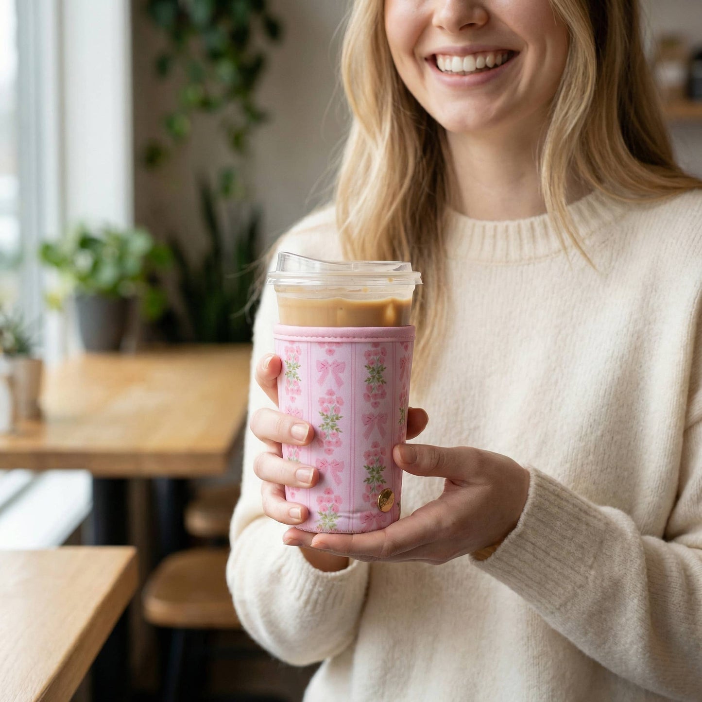 Sip Savvy Drink Sleeve–Large–Oh So Fancy Pink