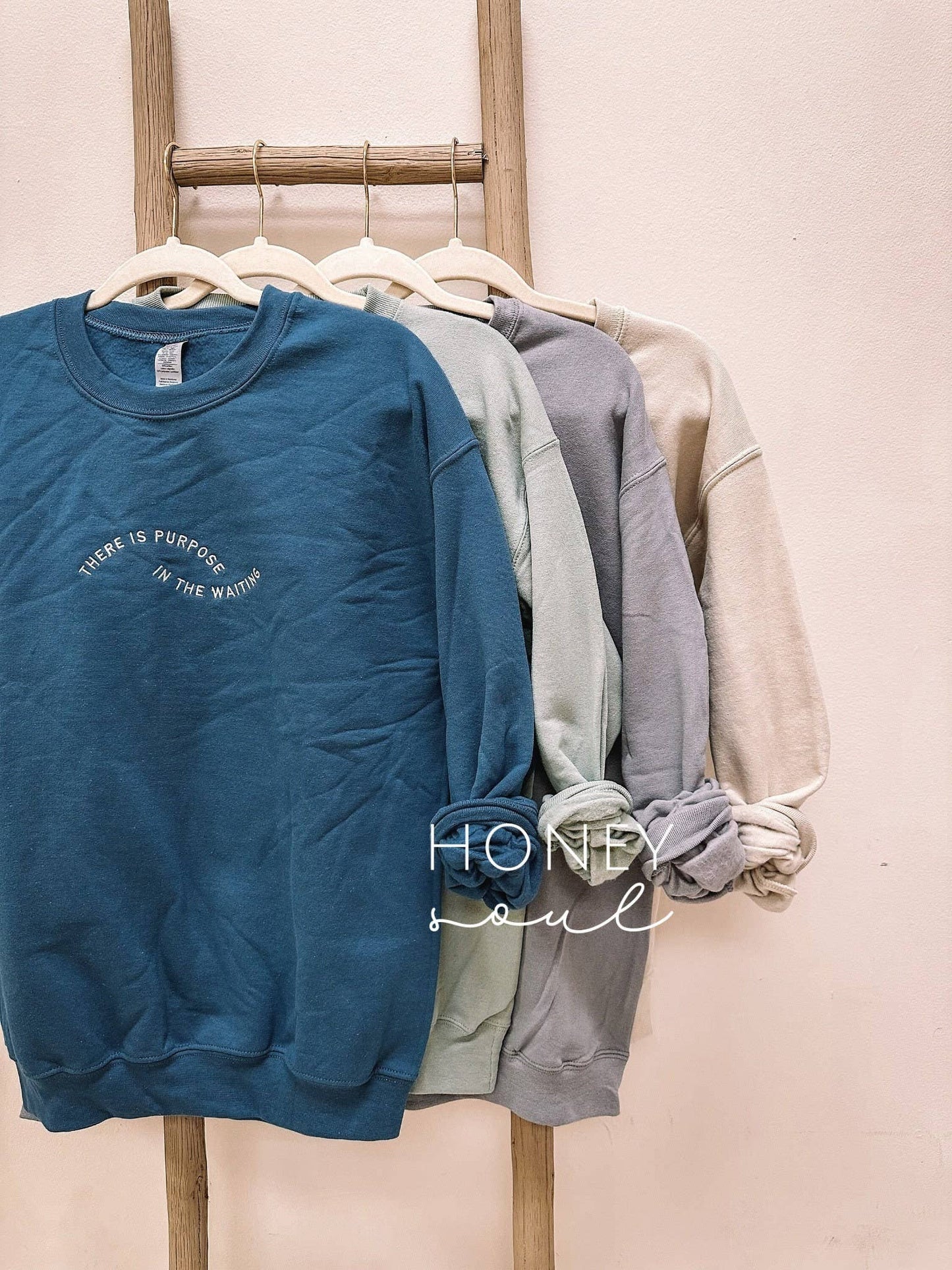 Embroidered Purpose Sweatshirt