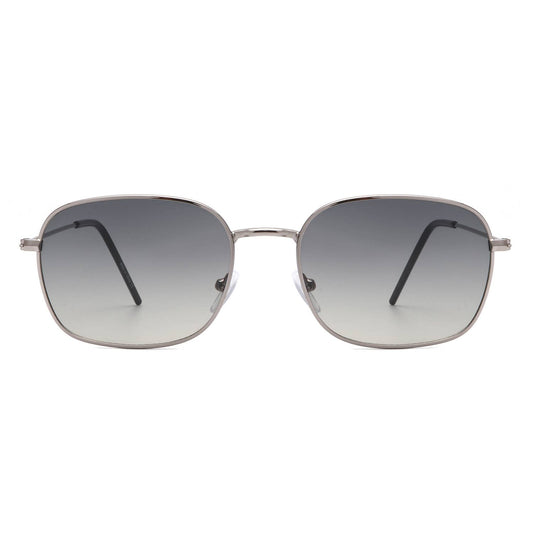 Retro Square Flat Top Tinted Fashion Sunglasses