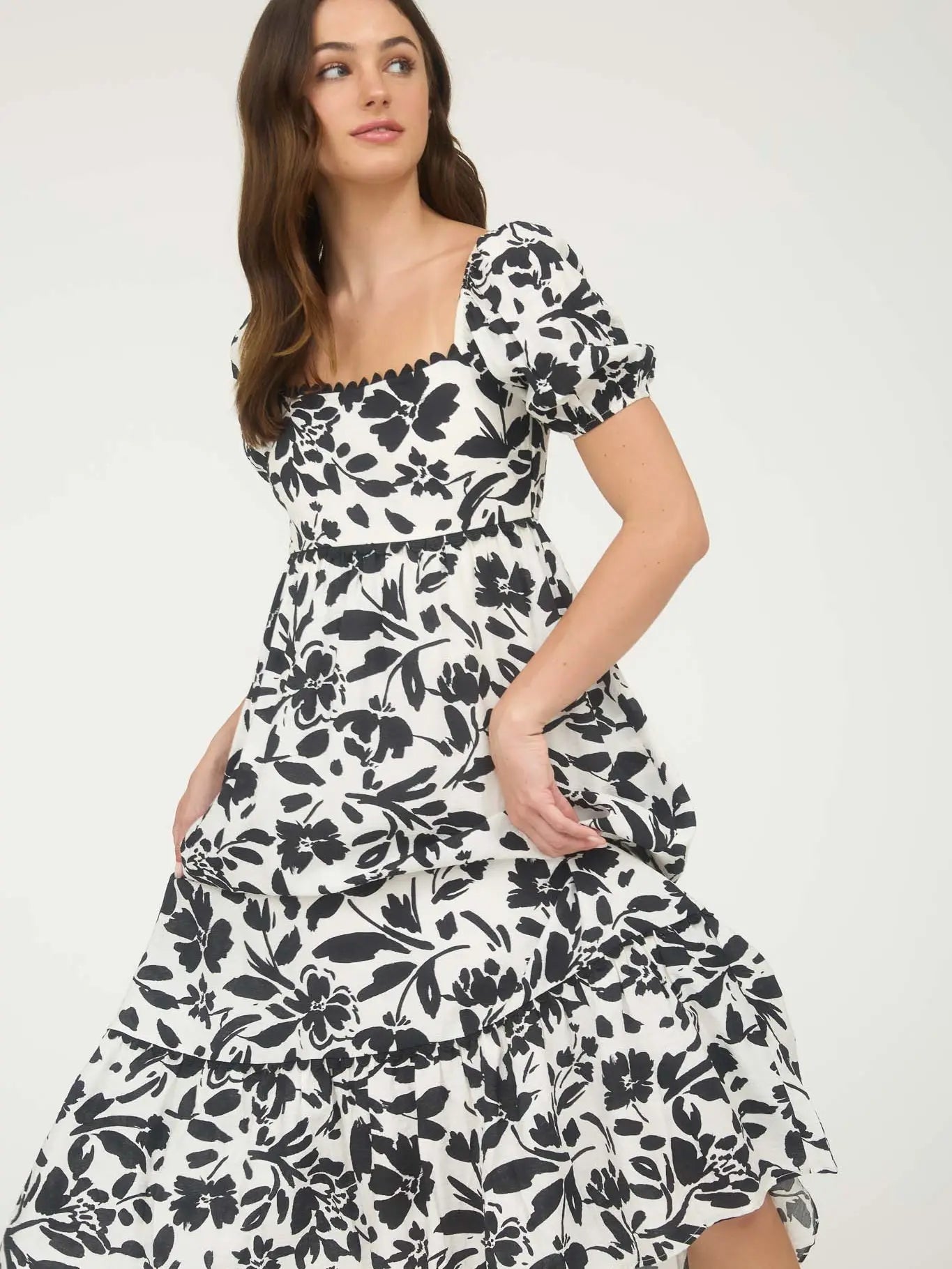 Gardenlace Midi Dress