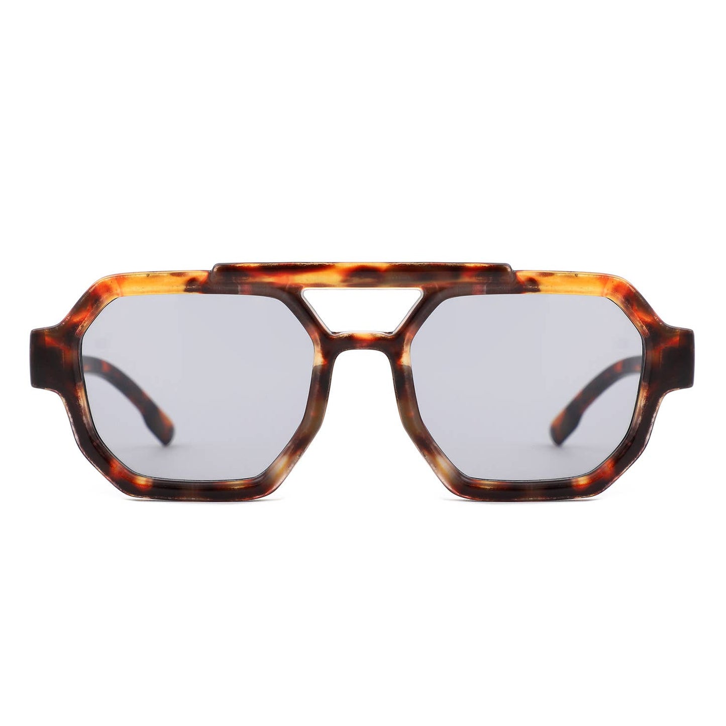 Square Geometric Block Sunglasses