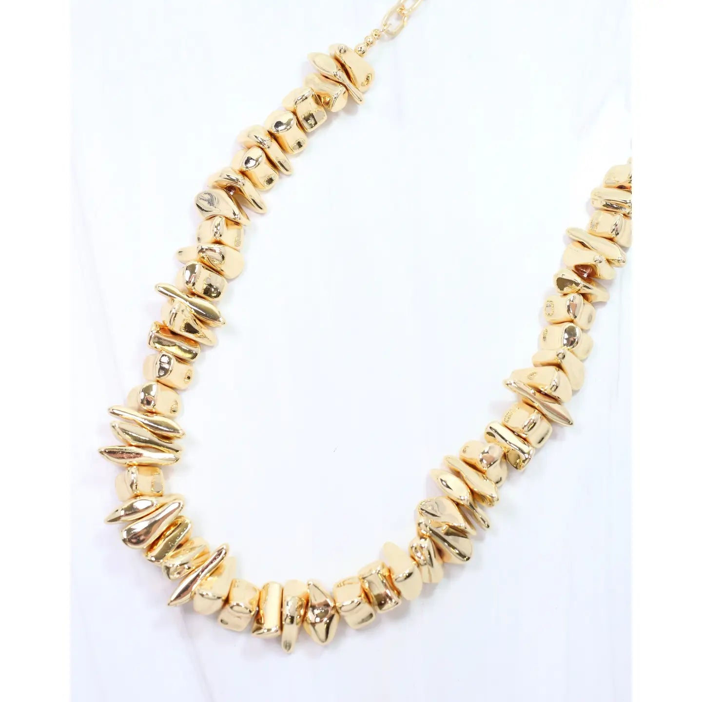 Rock Candy Chunky Necklace Gold