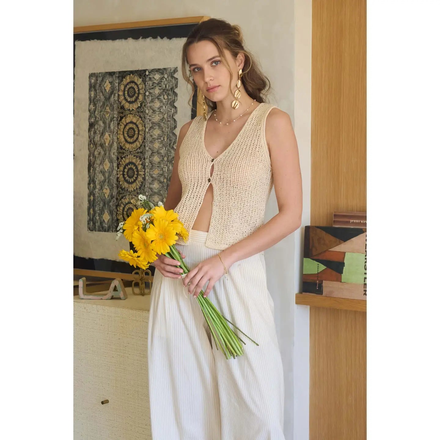 Sunny Knit Vest