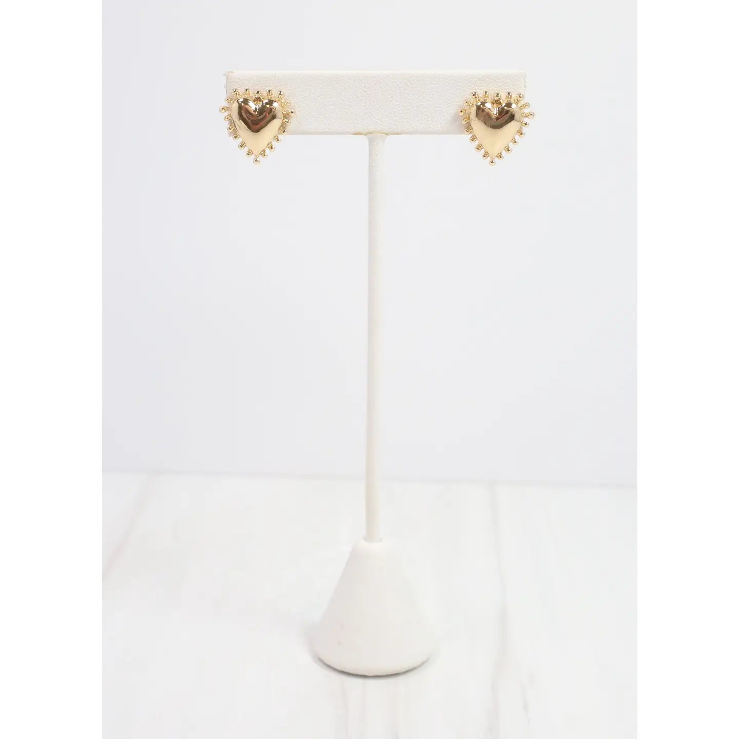 Mccabe Heart Stud Earring Gold