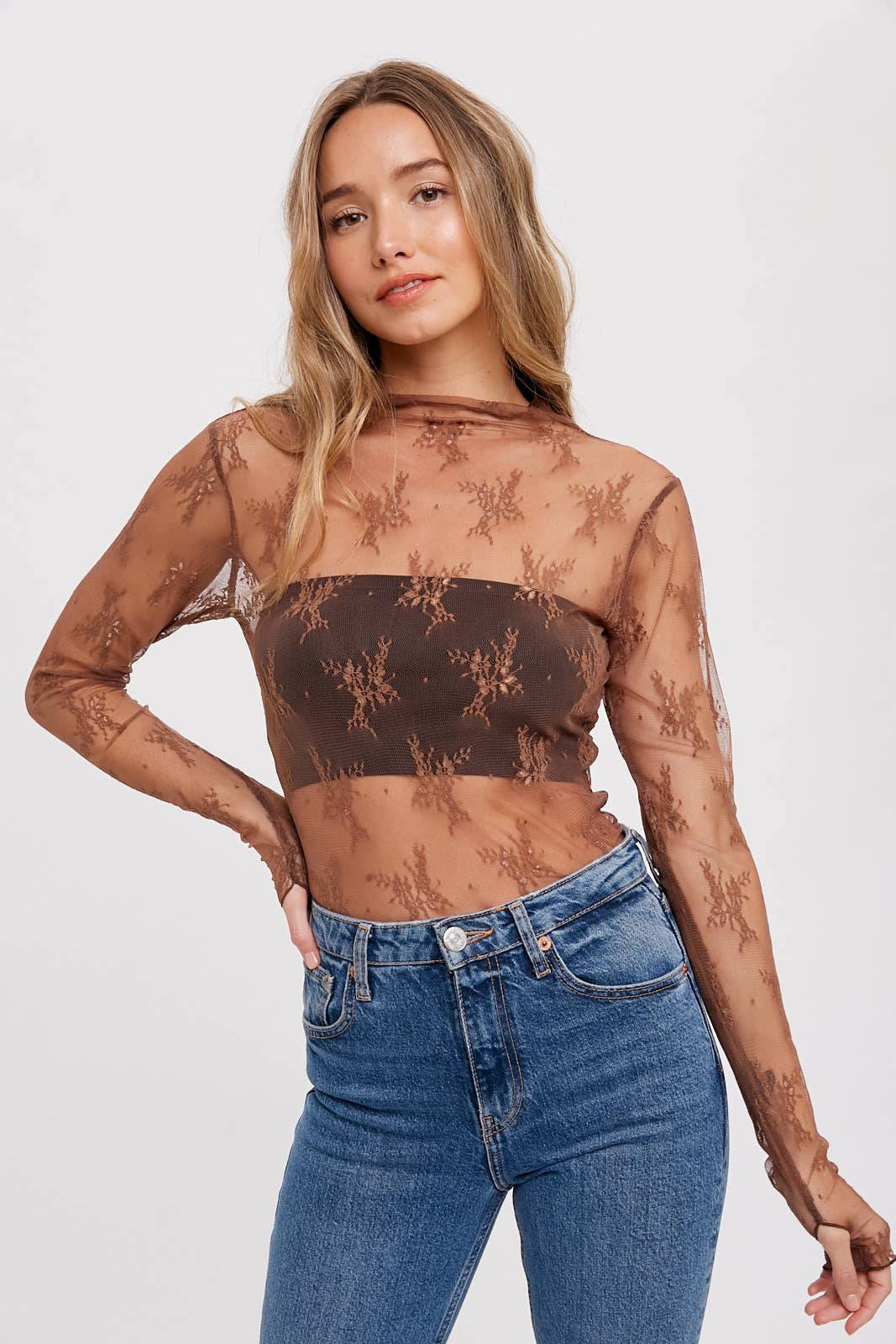 Ivory Blossom Lace Top