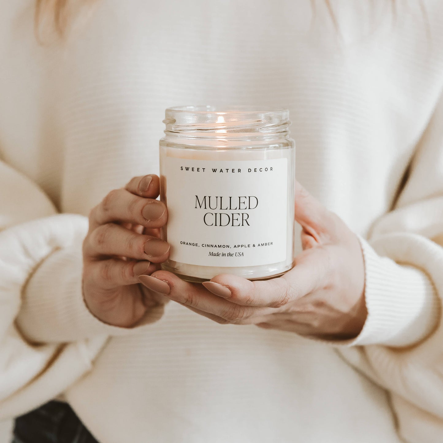 Mulled Cider 9 oz Soy Candle - Fall Home Decor & Gifts