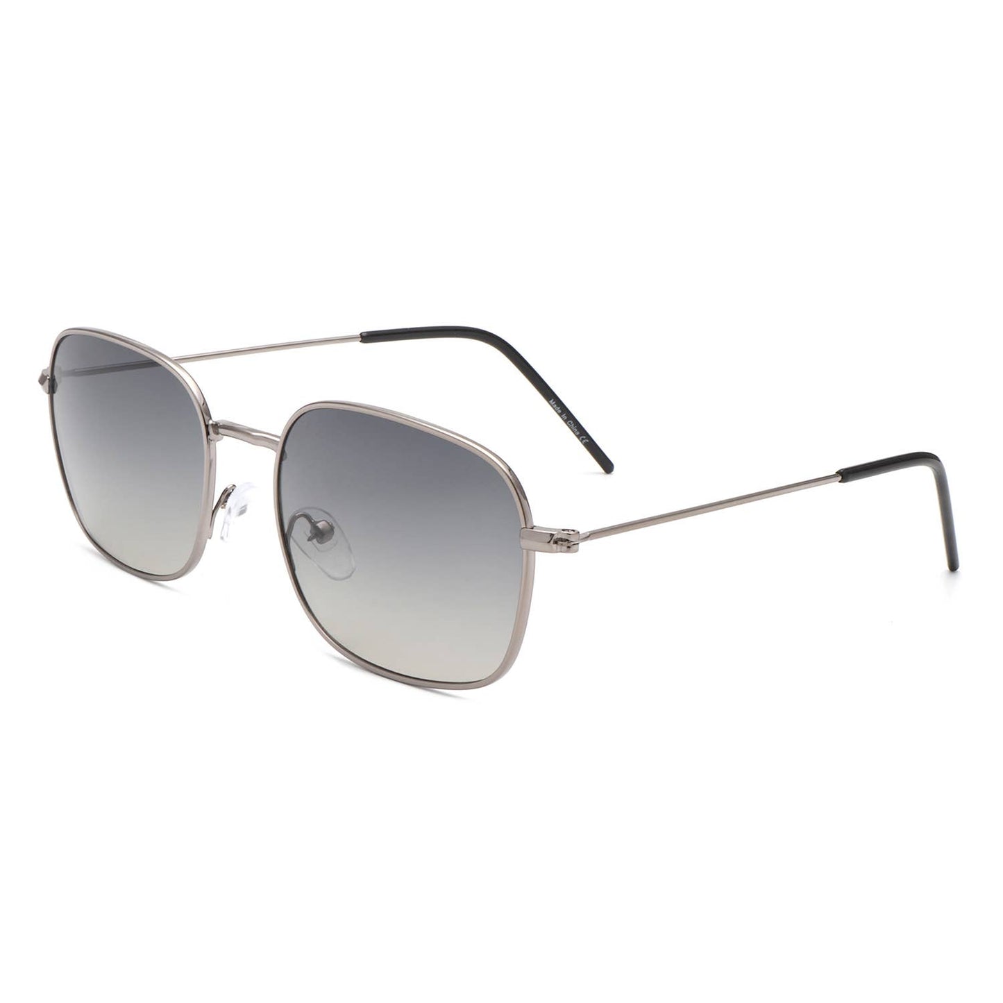 Retro Square Flat Top Tinted Fashion Sunglasses