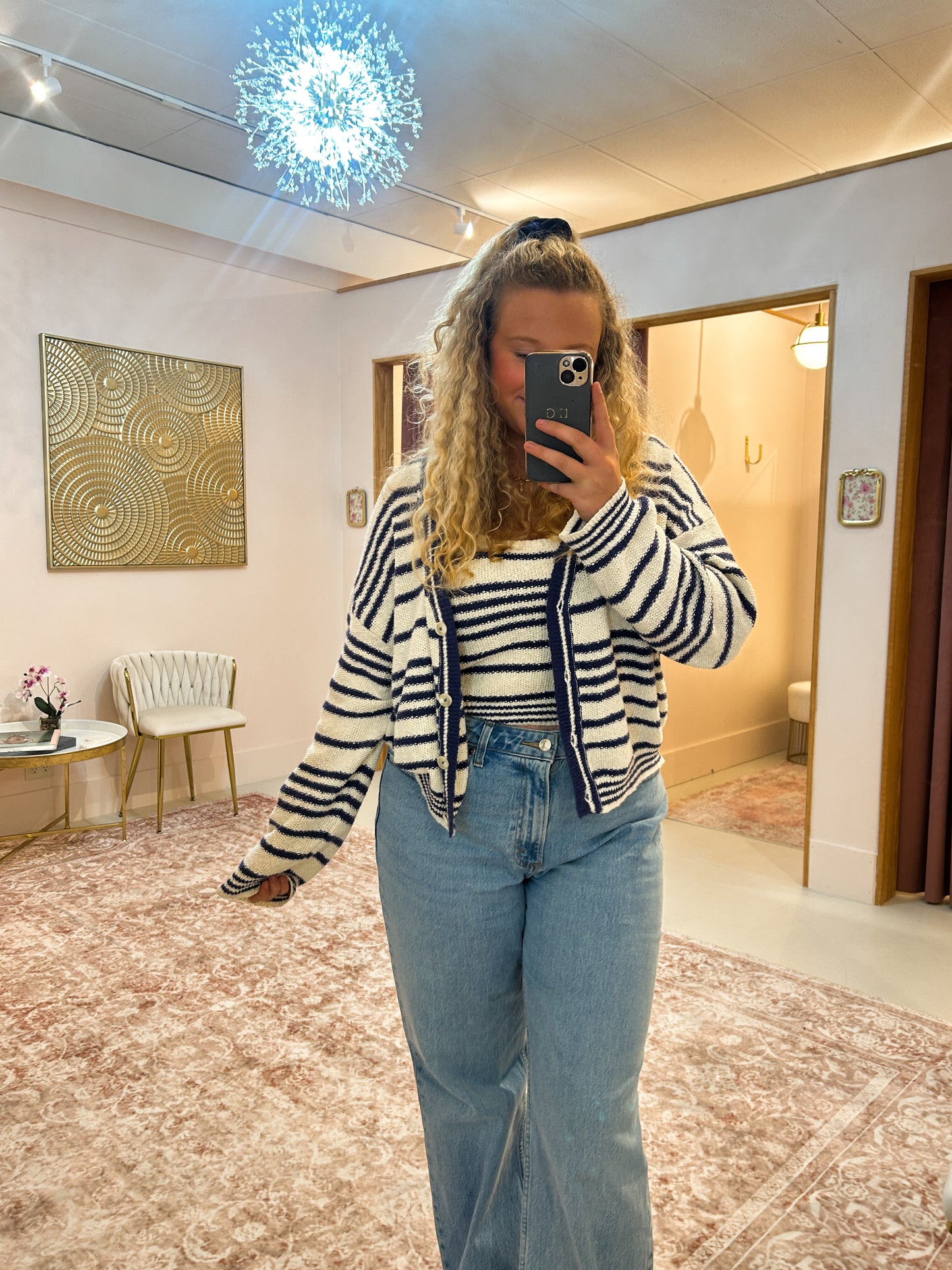 Alder Striped Cardigan