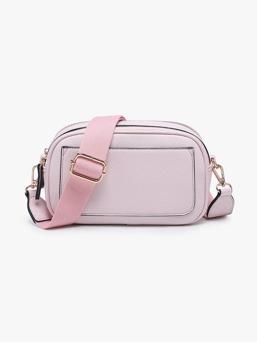 Sky Dual Zip Crossbody w/ Slip Pocket