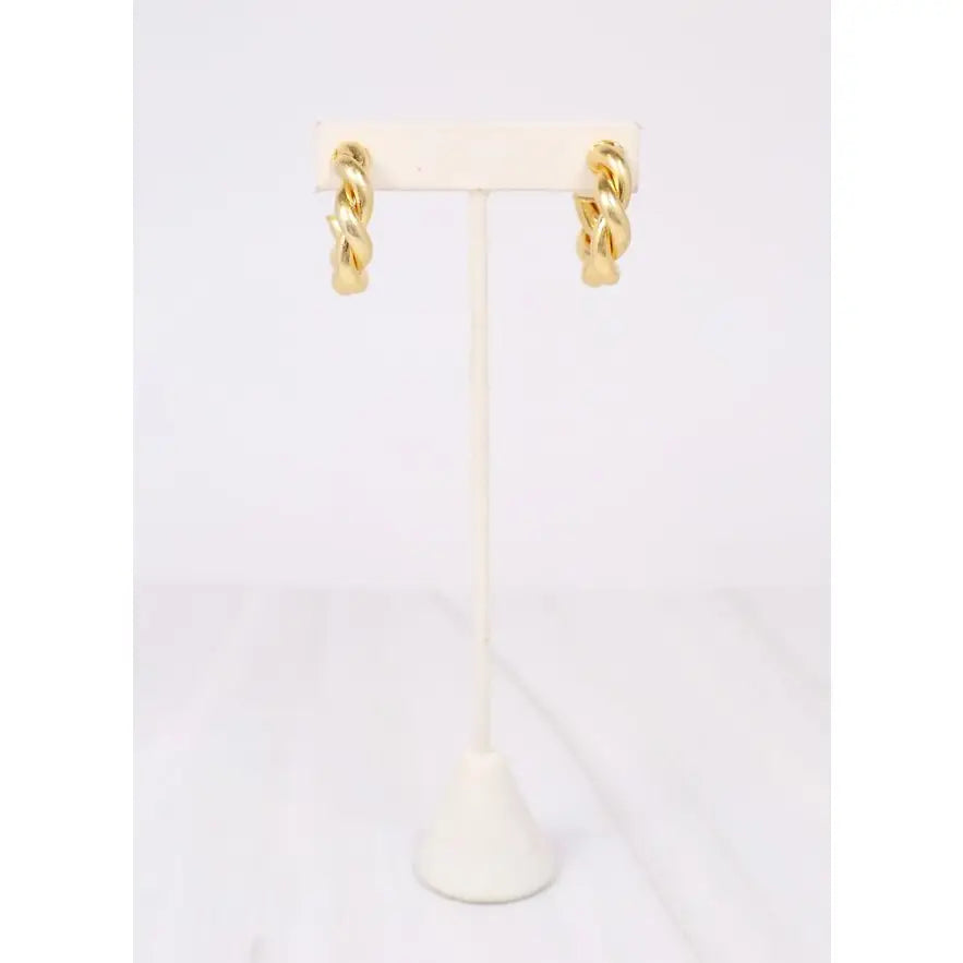 Raymonde Twisted Hoop Earring
