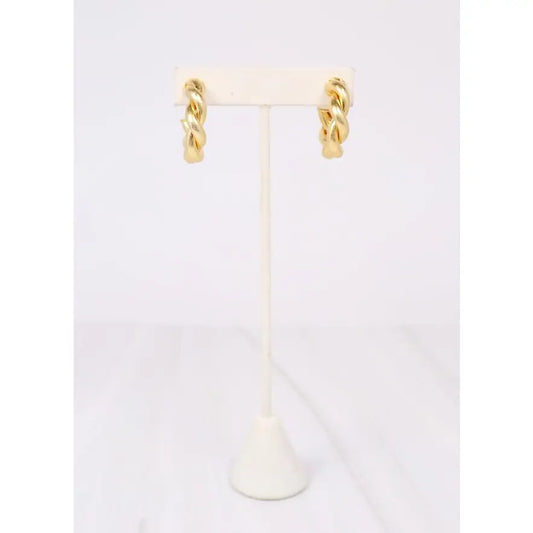 Raymonde Twisted Hoop Earring