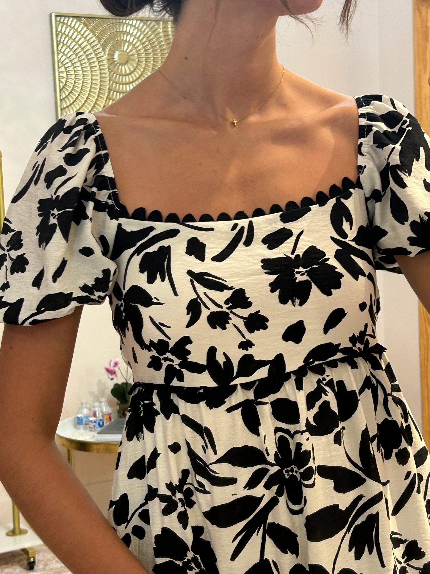 Gardenlace Midi Dress