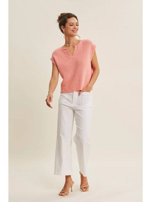 Sloane Split Neck Top