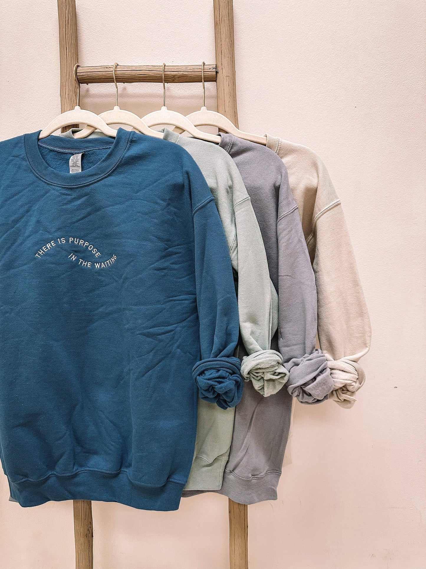 Embroidered Purpose Sweatshirt